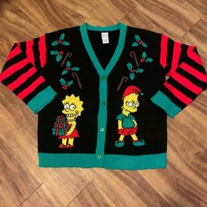 Ugly Christmas sweater - the Simpsons